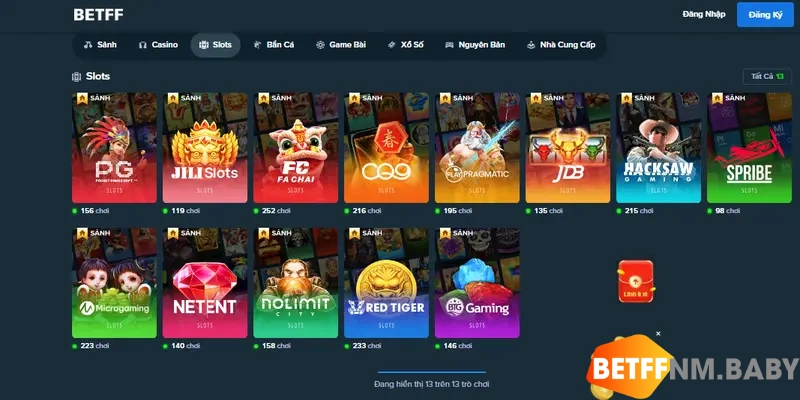 Hàng trăm tựa game slots đa dạng, từ cổ điển đến hiện đại 3D